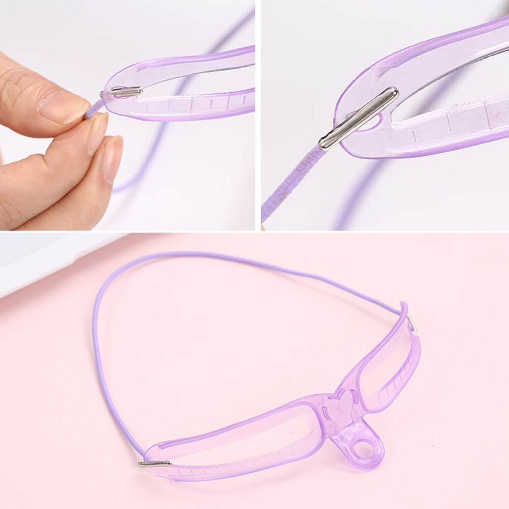 1PC Riutilizzabile 8 in1 modello Aiuto stampino Disegno Sopracciglia kit Attrezzi Strigliatura E Tolettatura Carta di Sopracciglio Definizione di Strumenti di Trucco