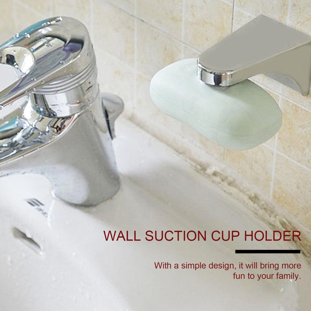 Badkamer Magnetische Zeep Houder Zeep Houder Wall Mount Zeep Container Dispenser Muur Attachment Badkamer Zeepbakje Rack