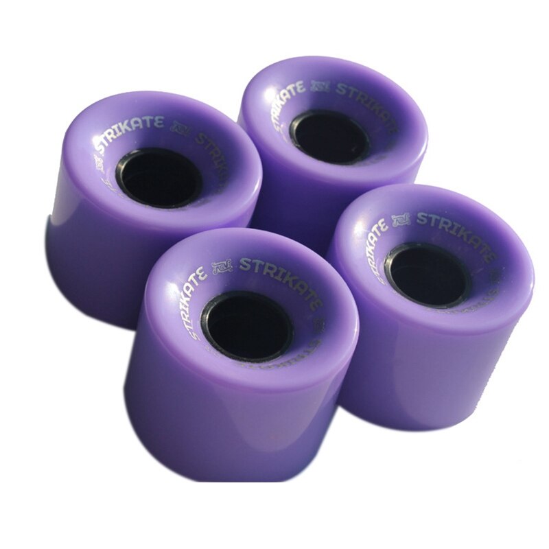 Strike – roues de Skateboard en PU 60x45mm, 4 pièces/ensemble: white