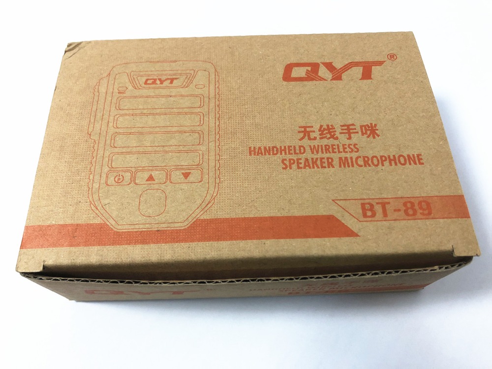 QYT BT-89 BT89 BLUETOOTH inalámbrico de mano MCIROPHONE y altavoz 8 pines para QYT KT-8900, KT-8900R, KT-7900D, KT-8900D Radio móvil