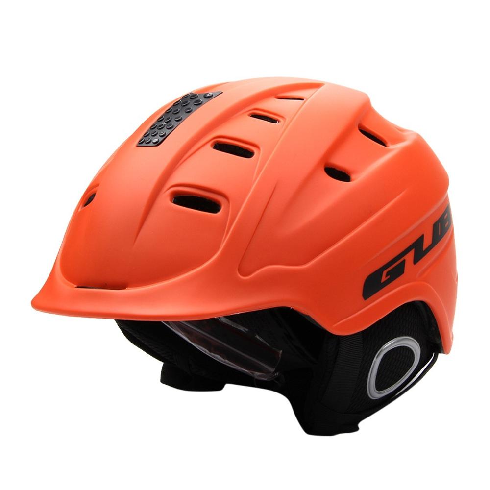 Ski Helmet Winter Snow Snowboard Skiing Helmet with Safety for Men and Women #W #3N06: Orange