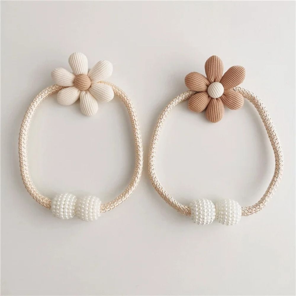 Embrasse magnétique en forme de fleur pour rideau, 1 pièce, joli support pour chambre d'enfant