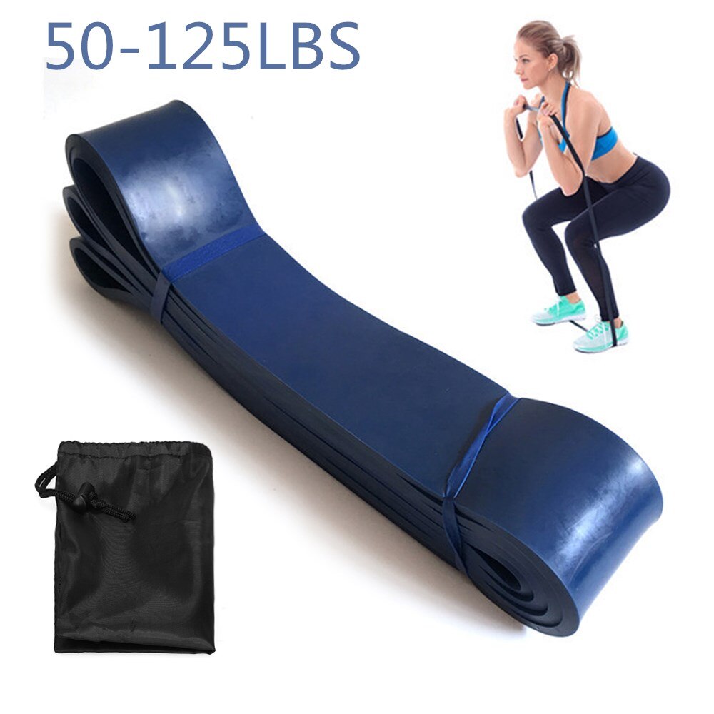 Tomshoo motstandsbånd sett gym styrketrening gummi sløyfer band trening fintess treningsbånd døranker ankelrem: 50-125 kg