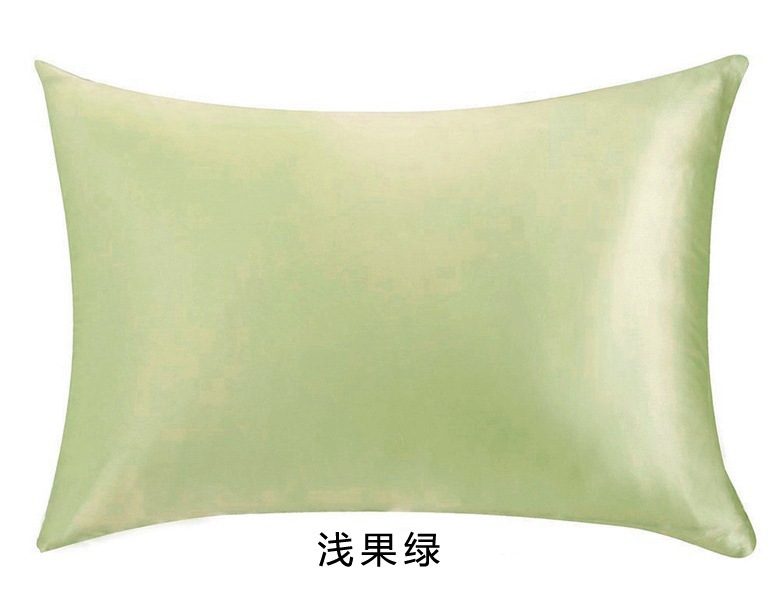Pehmeämpi silkkiäistoukkien kaksipuolinen silkkityynyliina tyynyliina 1 kpl silkkiä 48cm x 74cm 12 väriä valittavissa: Vihreä