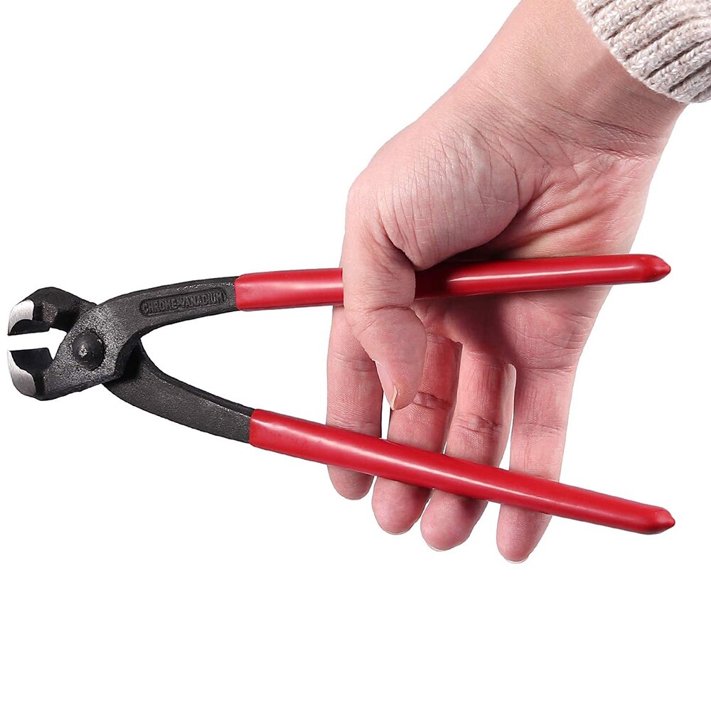 Crimpadora de abrazadera de manguera continua de un solo oído con abrazaderas Cinch de acero inoxidable, Kit de herramientas de prensado de manguera Universal, 131 Uds.
