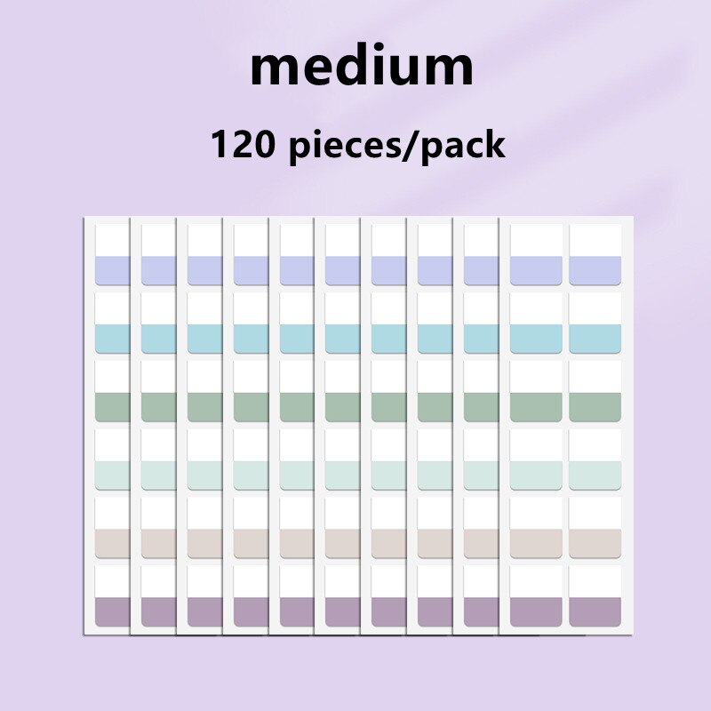 Huisdier Plastic Index Sticker Categorie Etiketten Leuke Sticky Notes School Student Bladwijzer Papier Zelfklevende Instructie Sticker: B5