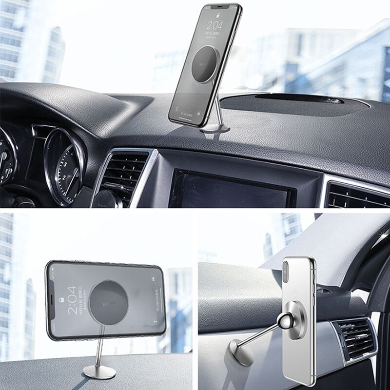 Baseus Magnetische Auto Telefoon Houder Stand Mount Voor Iphone X Xs Max Samsung Mobiele Telefoon Auto Stand Bracket Ondersteuning