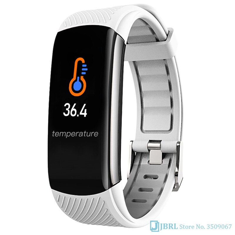 Temperaturklokke barn barneklokker for jenter gutter armbåndsur barn studenter bluetooth klokke elektronisk digital armbåndsur: Hvit