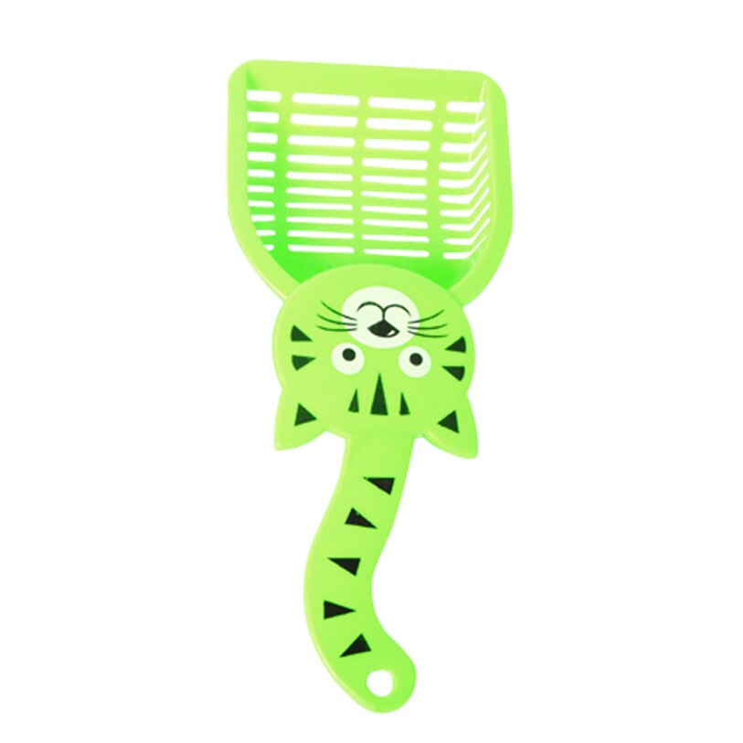 Nuttig Kattenbakvulling Schop Huisdier Schoonmaken Tool Scoop Ziften Kat Zand Schoonmaakmiddelen Hond Voedsel Scoops Voor Cat Toilet Training 50MY02: D  28x12.5cm