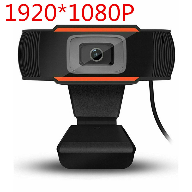 Webcam Full Hd 1080P Usb Video Gamer Camera Voor Portatile Laptop Computer Webcam Ingebouwde Microfoon 12-24 Uur: 1080P