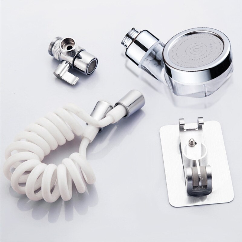 Bathroom Wash Basin External Shower Head Water Tap Water Saving Flexible Hair Washing Faucet Rinser Extension Set Accessories