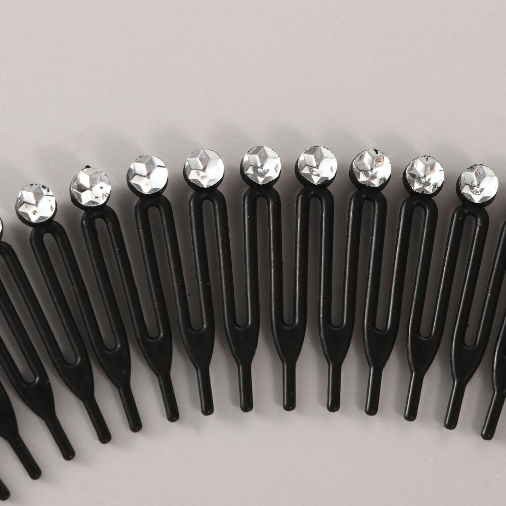 Peines de pelo perezosos de plátano, banda elástica para el pelo, peine elástico, diadema de dientes, 1 ud.