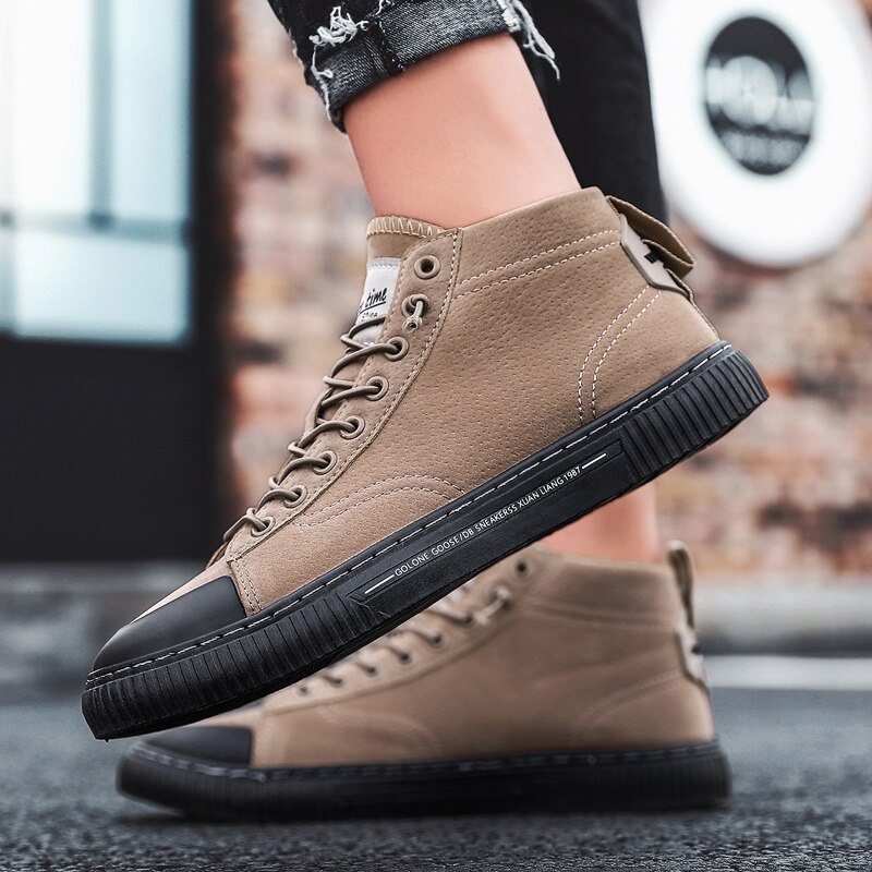 Canvas skor herr och dam sneakers höga klassiska skateboard skor