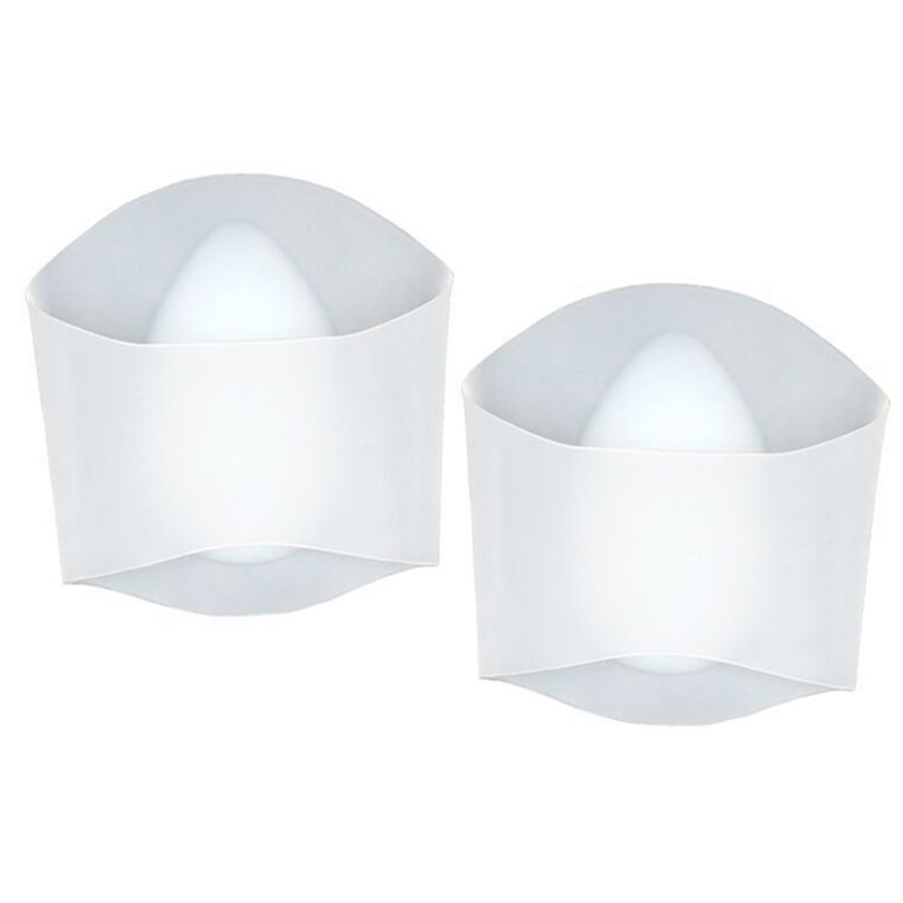 Silicone Flat Feet Insole Arch Support Plantar Fasciitis Orthopedic Corrector: White