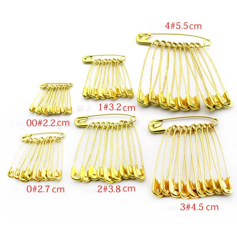 1Pack Good steel safety pins very strong for sewing & craft steel Many size FOR GARMENT
