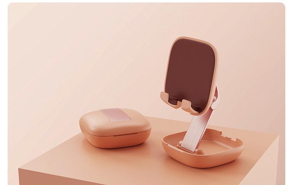 Xiaomi VH mobile phone tablet desktop stand foldable telescopic adjustment angle height lifting support portable Bracket: pink