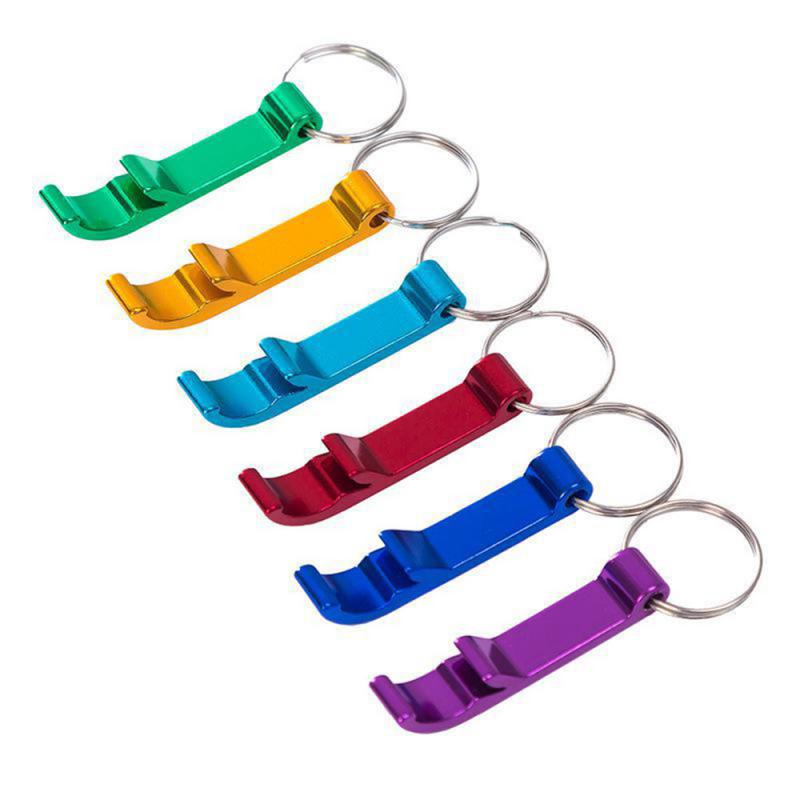Porta-chaves porta-chaves abridor de garrafa de cerveja fácil de transportar multi-função porta-chaves presente bolso ferramenta barra acessórios abrelatas