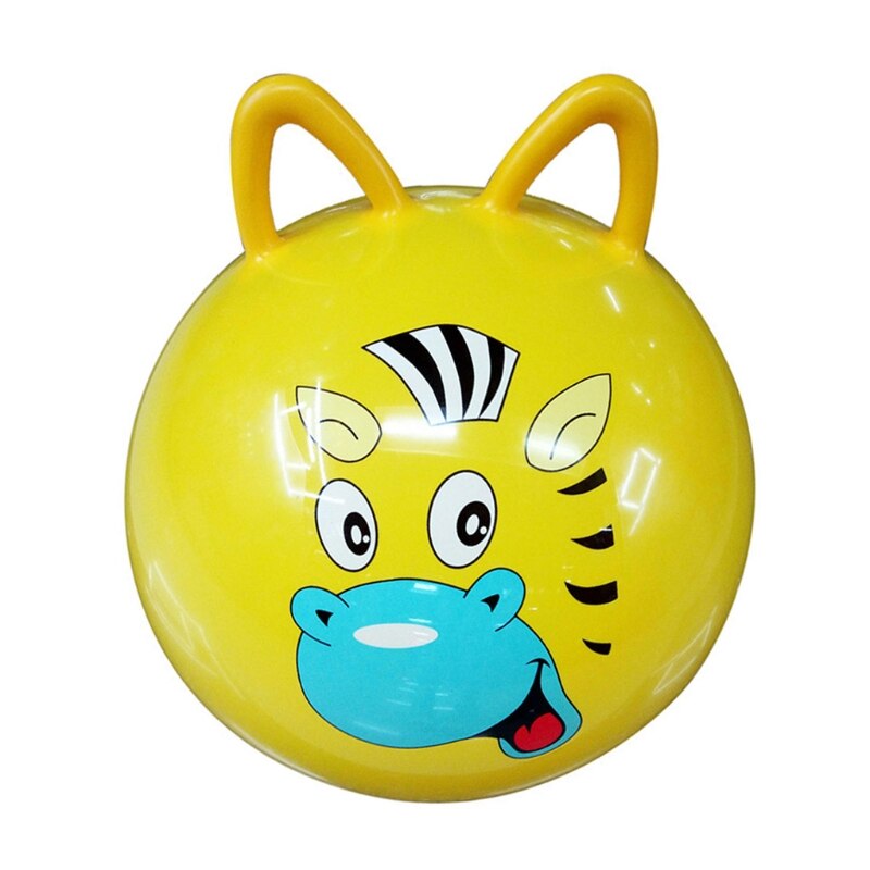 18 \ "Kat Oor Opblaasbare Jump Bal Hopper Bounce Retro Bal Met Handvat H55B