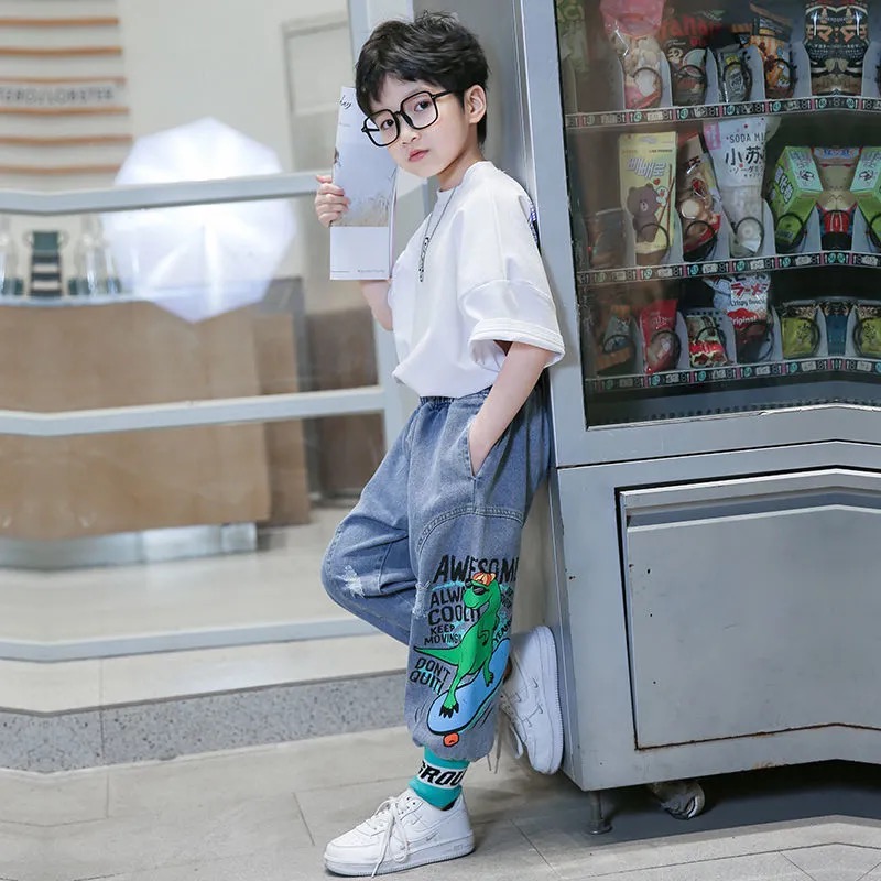Children's Clothing Girls' Casual Trousers Boys' Jeans