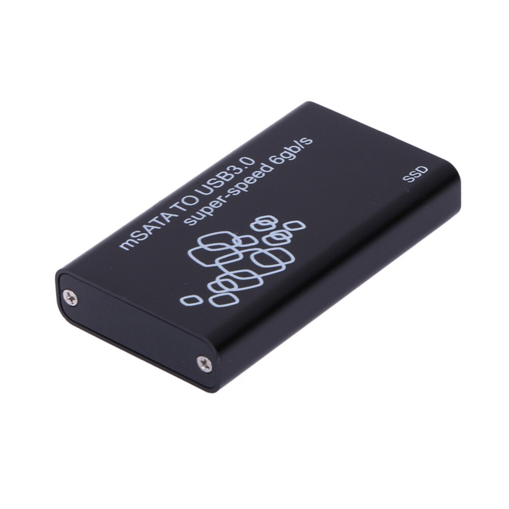 Box E ALLOGGIAMENTI PER HDD Mini mSATA per USB 3.0 SSD Box per Hard Disk Box Esterno Della Cassa Con Il Cavo dati Compatibile Con Finestre 2000 / xp