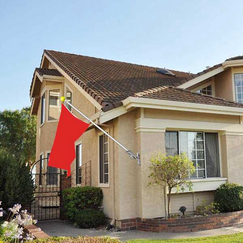 Aluminum Alloy 360° Rotating Flagpole Rotating Flag Mounting Ring-Suitable For 0.75-1.02 Inch Diameter Pole