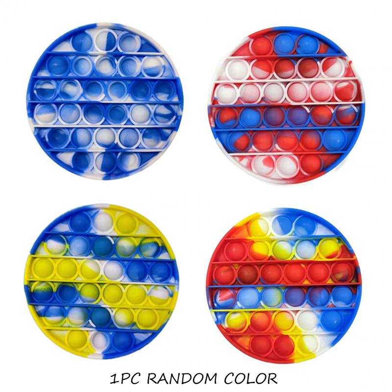 Relieve stress sensory toys children adults relax ainbow Push It Bubble Antistress Toys: Types F