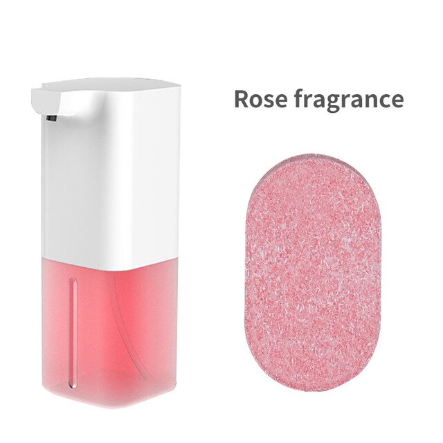 XIAOMI — Distributeur de Savon Désinfectant pour les Mains, Accessoires de Cuisine et de Salle de Bain, Rechargeable par USB, Capteur Infrarouge, , Nouveauté, 320ML: Type C Pink 1 PCS