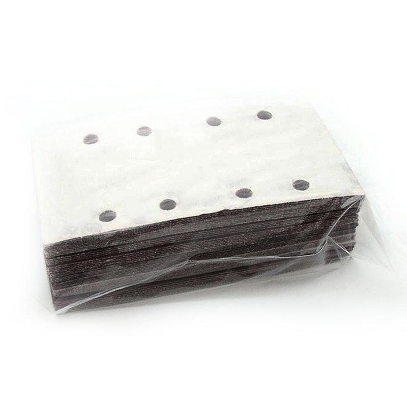 30pcs Square Sandpaper Sanding Paper Sheet 80/120/180 Mix Grit 1/3 Sander Hook Loop Disc Abrasive Tools For Wood Polishing Tools