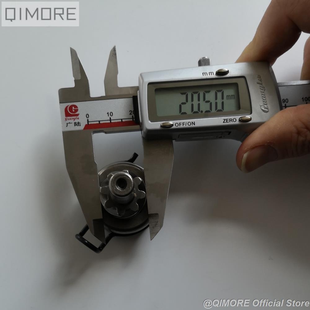 Engranaje de 8 dientes para scooter de 4 tiempos ciclomotor 139QMB 147QMD GY6 50 60 80 CC