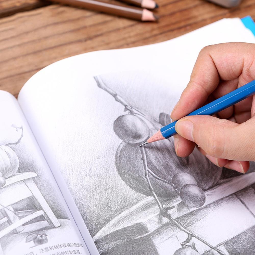 Lápis de esboço 51 peças de papelaria portátil pintura conjunto de ferramentas conjunto de lápis esboço graffiti arte suprimentos desenho artesanato estudante artista