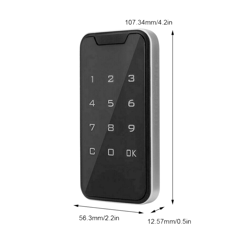 Electronic Smart Digital Electronic Door Lock Fingerprint Press Password Keyless Keypad