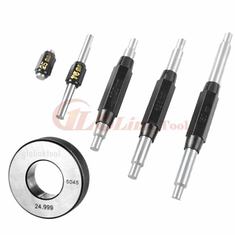 25-200mm caliper micrometer inner diameter outer diameter calibration block rod bar gauge bar and 25mm ring gauge measuring tool