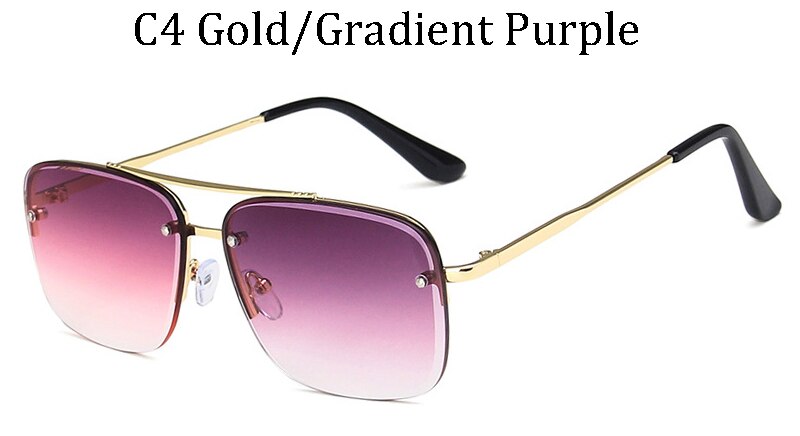 Aoze classic style cool unisex sunglasses brand men's vintage sunglasses zonnebril dames UV: 81013 C4