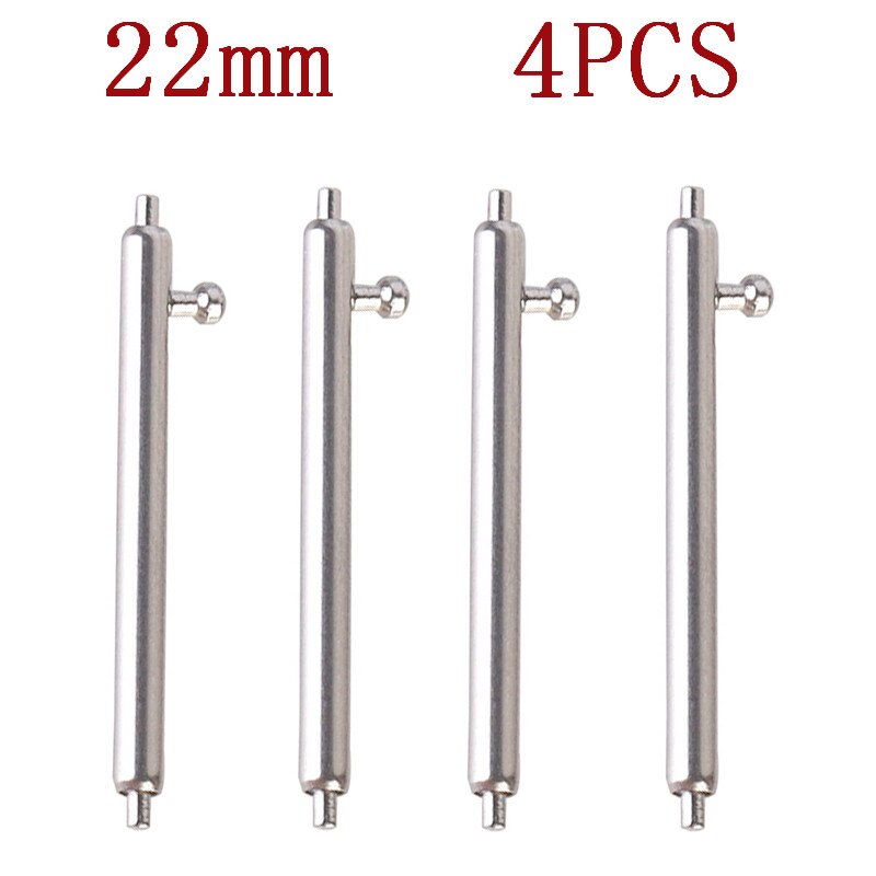El Sr. NENG 4 unids/bolsa pasador de reloj calefacción herramientas y Kits de liberación rápida de acero inoxidable correa de reloj barras de resorte de pines MM 16MM 18MM 20MM 22MM: 22MM-4PCS
