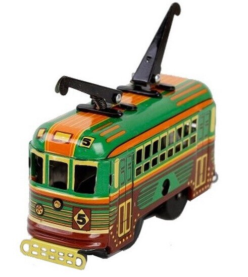 Carrito de juguete de cuerda mecánica, 1 unidad