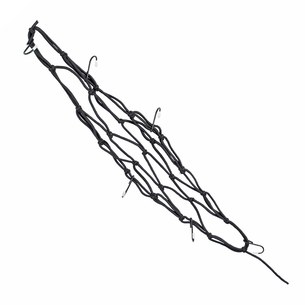 6 Hooks 30*30cm Motorcycle Mesh Net Bag Luggage Cargo Bungee Net Bag Storage Carrier Bag Helmet Holder for Motorcycle Scooter