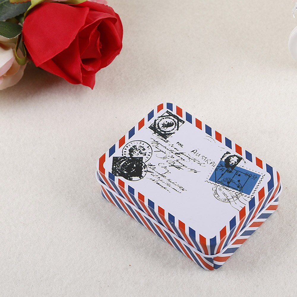 1pc Horses mouth Tin box Rectangular Storage card pen INK NIB box