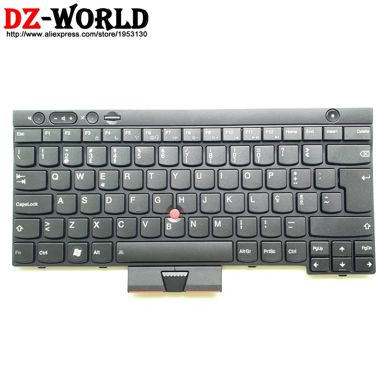 Teclado portugués para Lenovo Thinkpad T430 T430i T430S X230 X230i T530 T530i W530 X230 Tablet Portugal Teclado 04W3122 04W3047