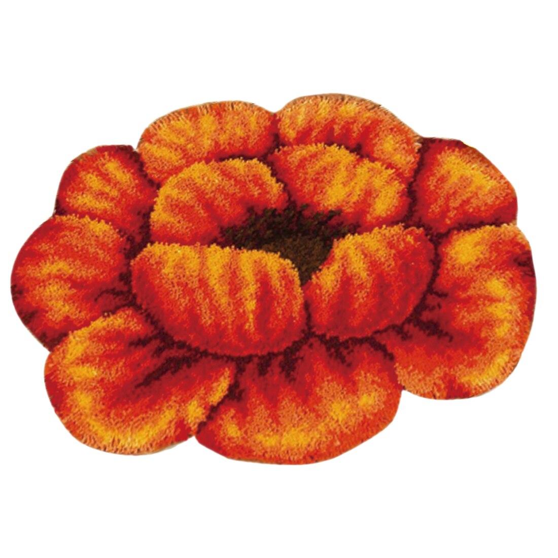 50 x 42cm DIY Latch Hook Kit Carpet Cushion Crocheting Rug Sewing Craft birthdaty - Mushroom House: type 4