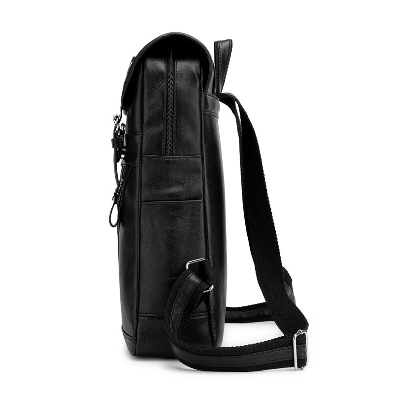 Beste heren zakelijke rugzak reistas waterdichte slanke laptop rugzak schooltas kantoor heren rugzak tas leer