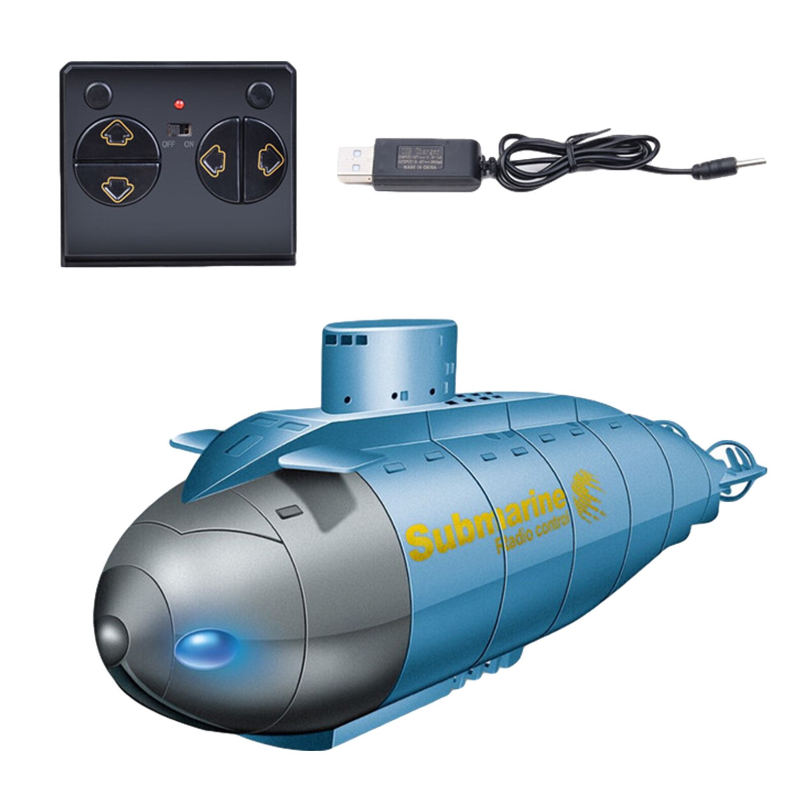 2.4G Rc Afstandsbediening Submarine Boot Waterdichte Batterij Aangedreven Model Elektrische Afstandsbediening Submarine Model Speelgoed Cadeau Voor Kinderen