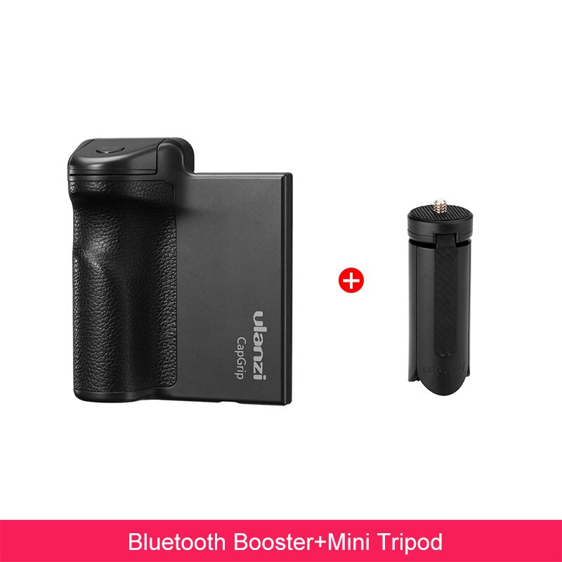 Ulanzi Bluetooth Selfie Stick CapGrip - Stabilisator til Android iOS: Sort