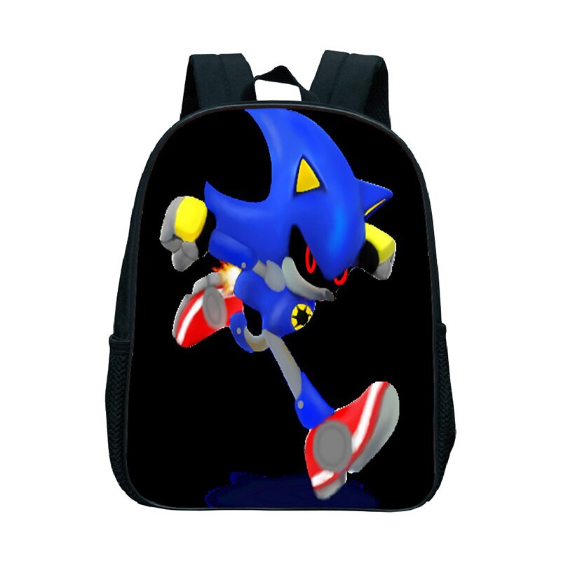 New Mochila Sonic Zaino Delle Ragazze Dei Ragazzi Borse Da Scuola Borse Libro di Scuola Materna Quotidiano Torna A scuola Regalo Per i bambini Del Fumetto Zaino: 14