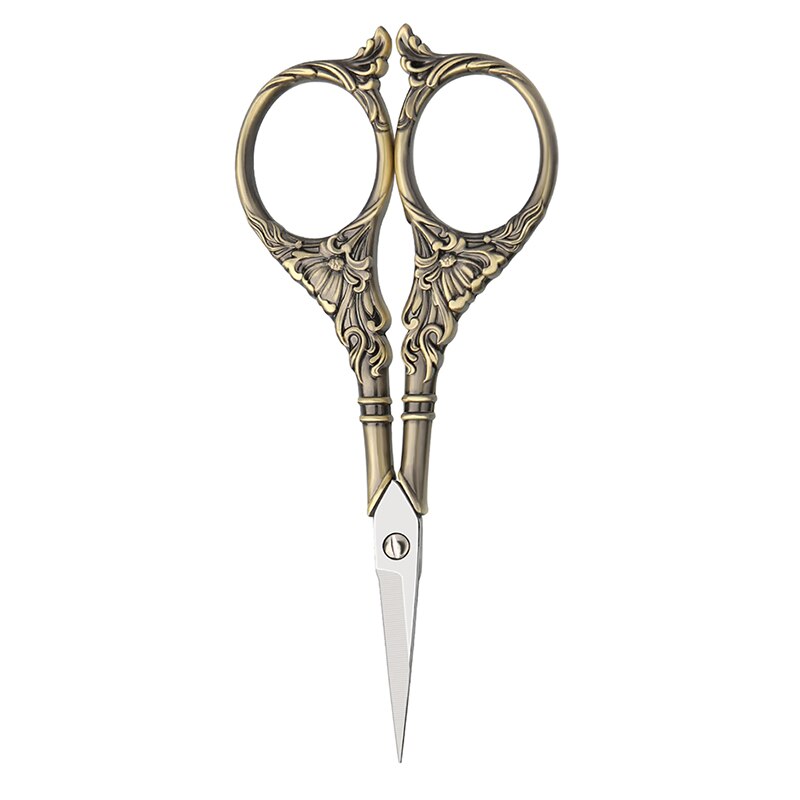 SHWAKK 1PCS Embroidery Scissors Multicolor Antique Thread Cutter Retro Scissor Stainless Steel Suitable for Fabric: type 3
