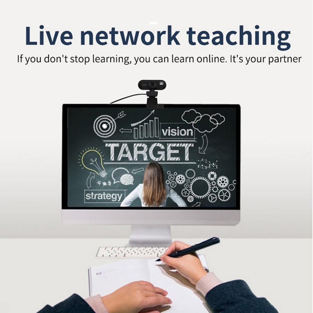 2K HD Webcam with Built-in Microphone USB Driver Free Web Camera 2560*1440 1920*1080 1280*720P 640*360 for PC Computer