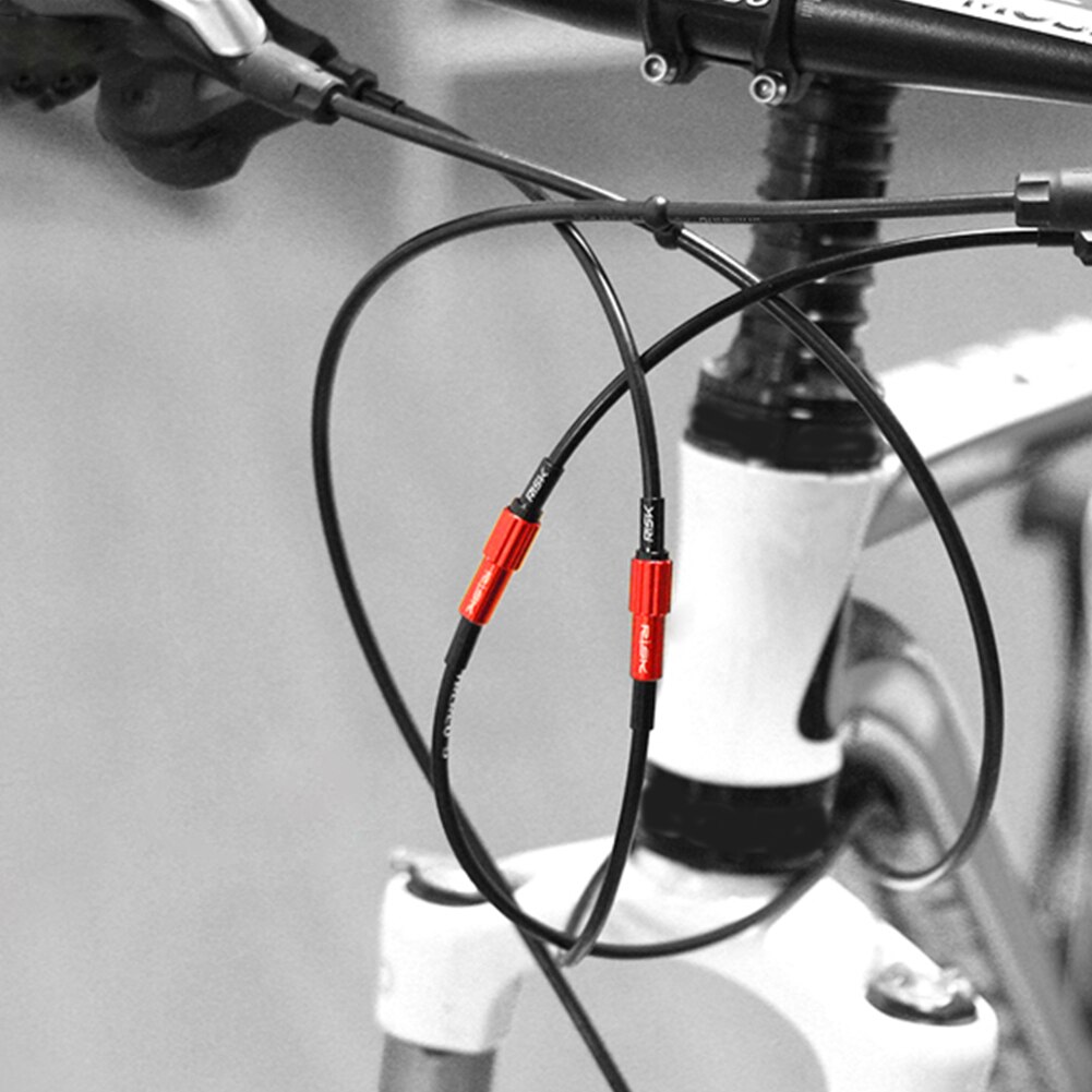 2pcs RISK Bicycle Cable Adjuster MTB Bike Derailleur Shift Cable Screw Bolt Adjustment Screw Bolt Derailleur Shift Brake Cable