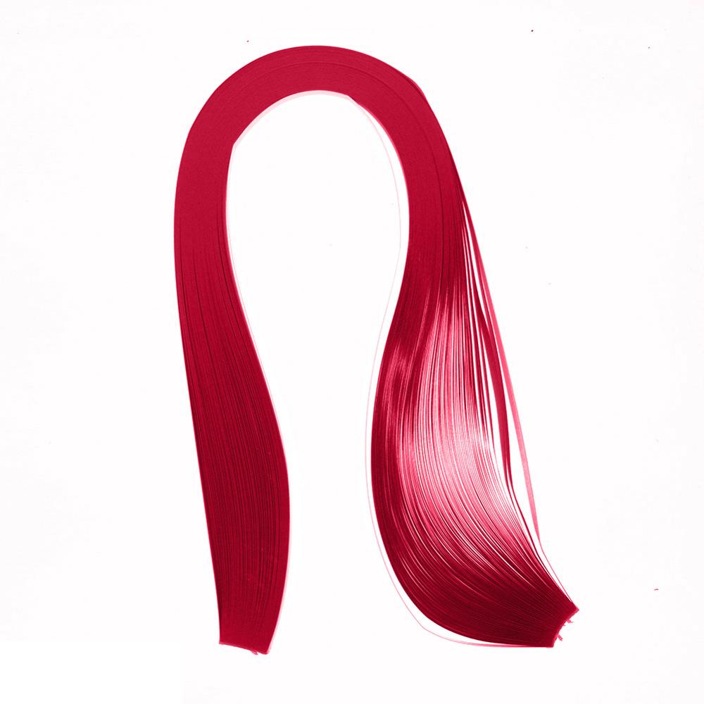 DIY 120 Streifen Quilling Papier 5mm Breite Mehrere Einfarbig Origami Papier Hand Handwerk Dekoration Druck Linderung #259127: Wein rot