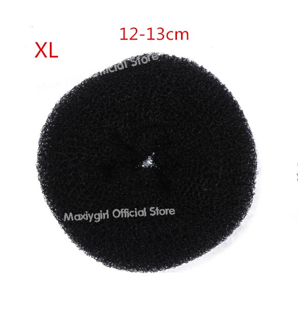8 Hair Bun Donut Magic Foam Products Hairstyle Lazy Hair Accessories For Girls Women Lady Easy Big Ring Hair Styling Tools: Chocolate
