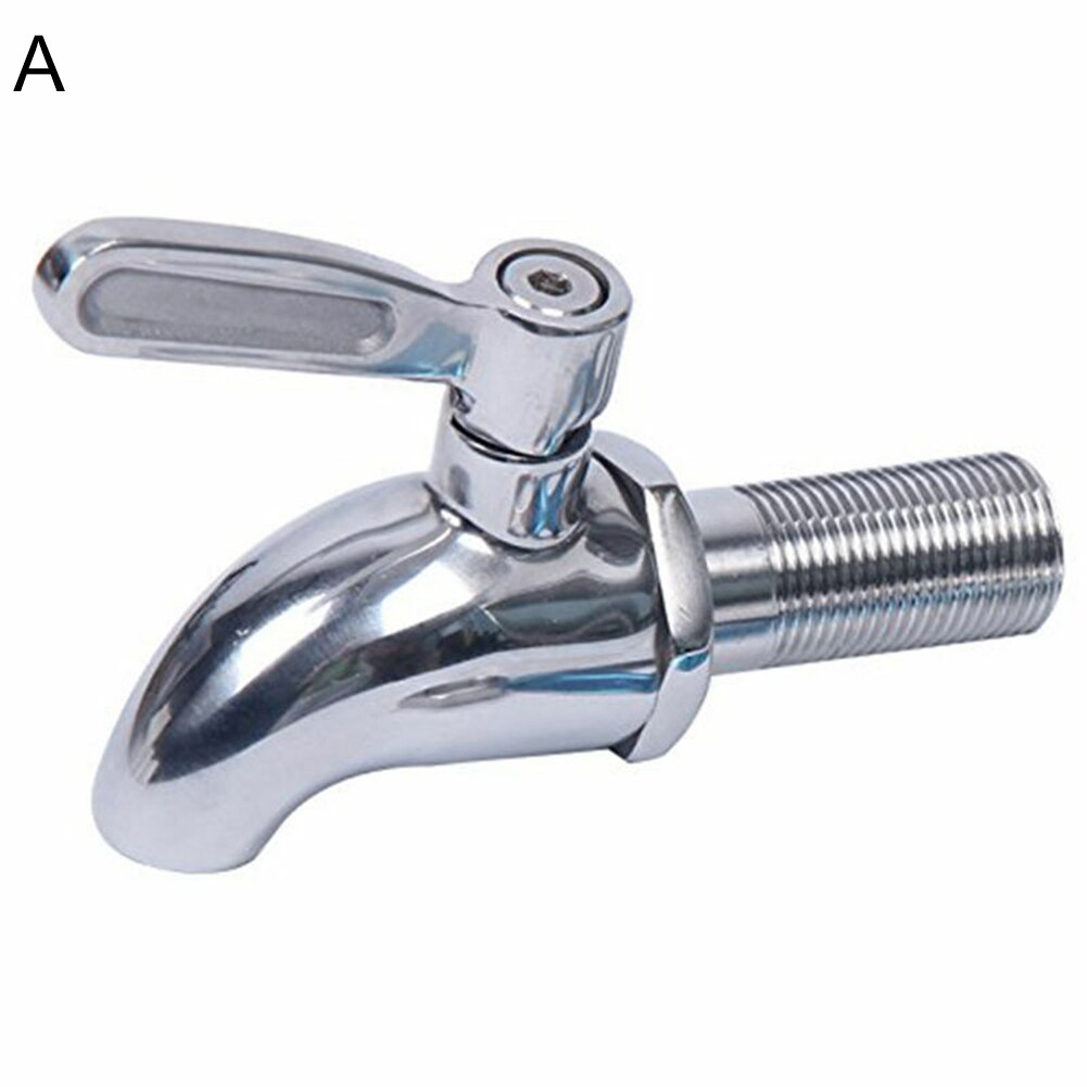 Rvs Drank Water Dispenser Wijn Vat Spigot Kraan Tap Fijn Polijsten En Hoogglans Coating Zorgt Lange: 16mm