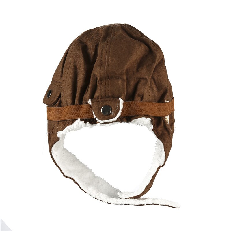 hiver bébé enfant en bas âge bébé garçon fille enfants pilote aviateur chapeau bonnet pilote casquettes